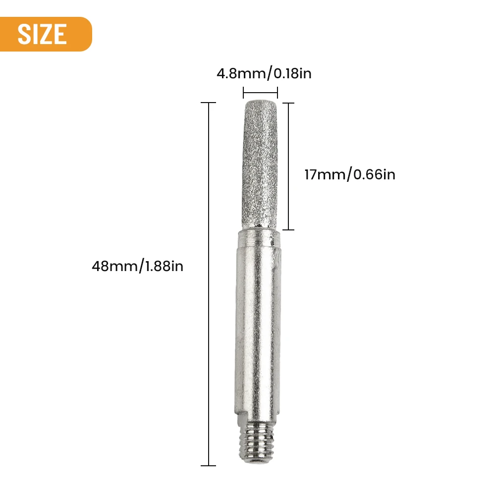 Cabezales de molienda duraderos para motosierra, amoladora de cadena manual fácil de usar, herramientas de molienda de tallado ligeras, 1 ud./3 uds.