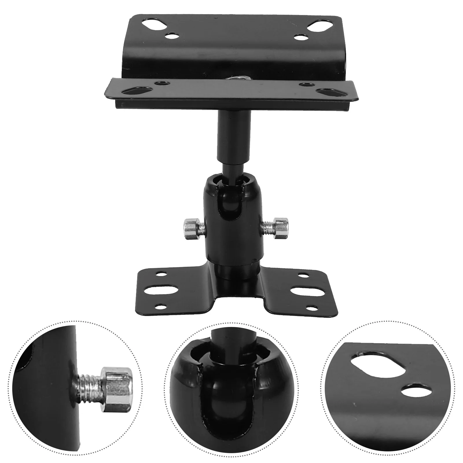 

Speaker Rack Holder Wall Mount for Satellite Speakers Maximize Space Utilization Sturdy Supports Variety Easy Install