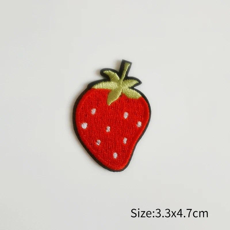 Embroidered Patch Fruit And Vegetable Pineapple Watermelon Molding Embroidery Sewing Ironing Clothing Accessories Cloth Stickers