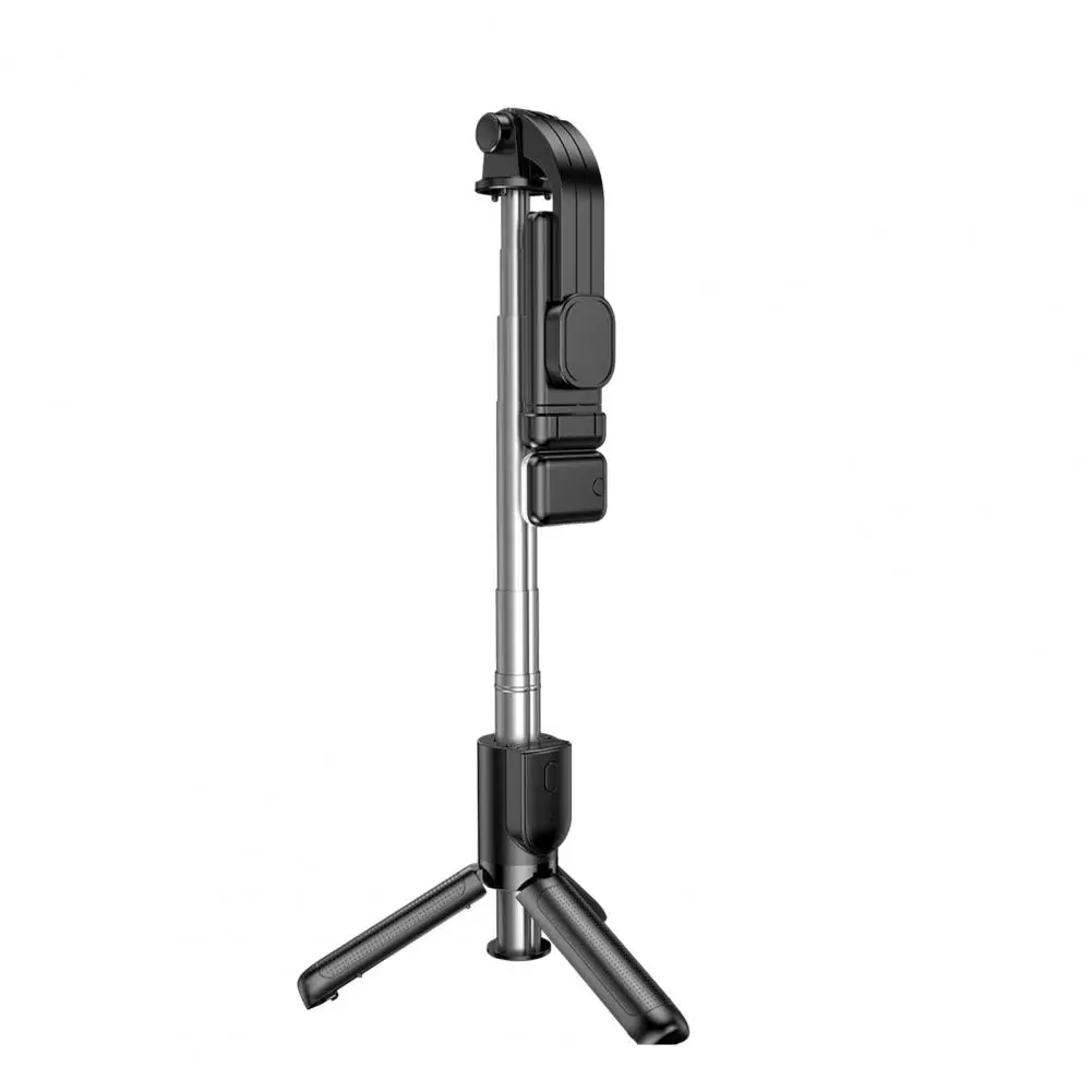 安定した三脚付きのステンレス鋼の自撮り棒,取り外し可能なワイヤレスリモコン,ライトデザイン,耐久性のある旅行