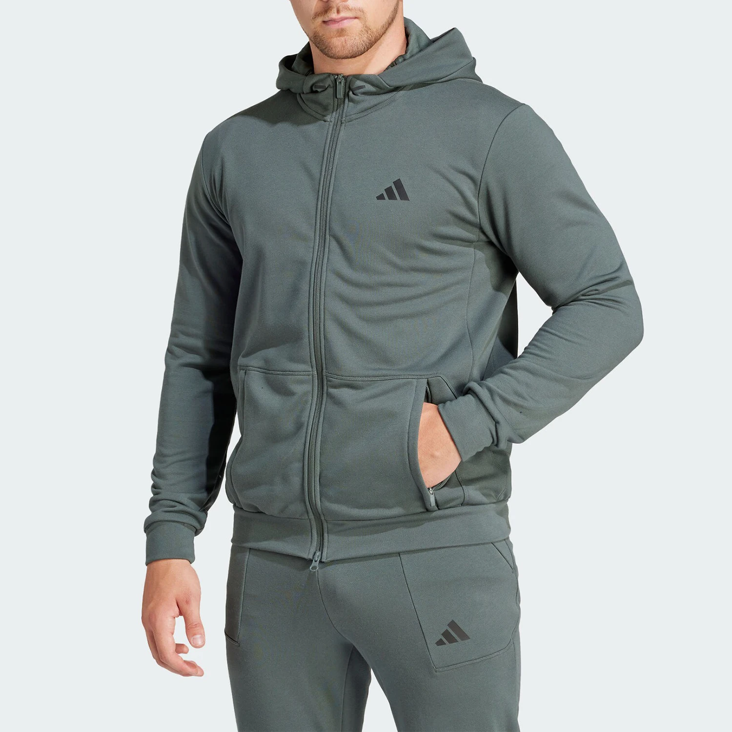 

Adidas genuine New Men's Sports Fitness Knitted Hoodie IT4309