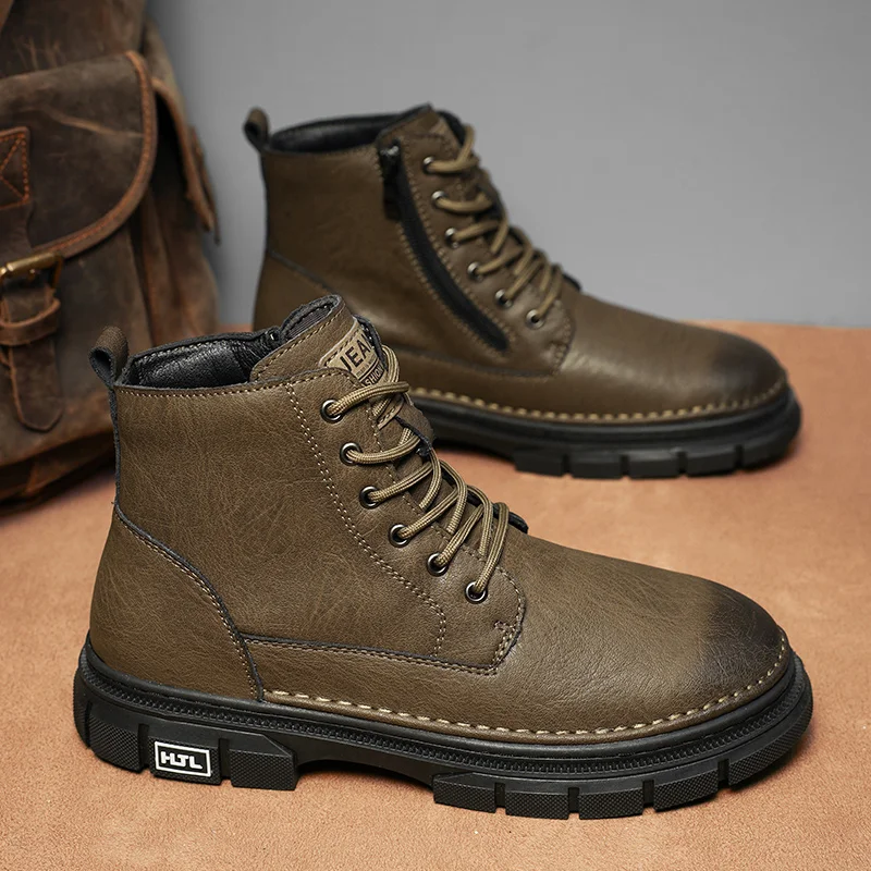 

Men's casual shoes with fashionable and personalized design - mocassins men's designer high-top shoes