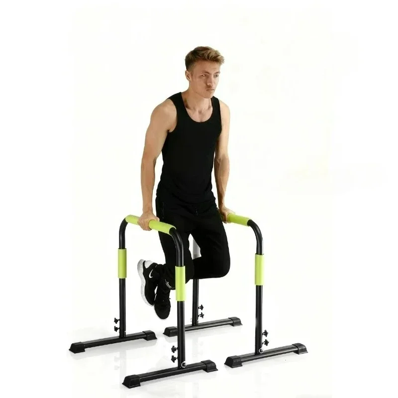 

Multi-Function Steel Parallettes Dip Stand Adjustable Fitness Gear For Home Training