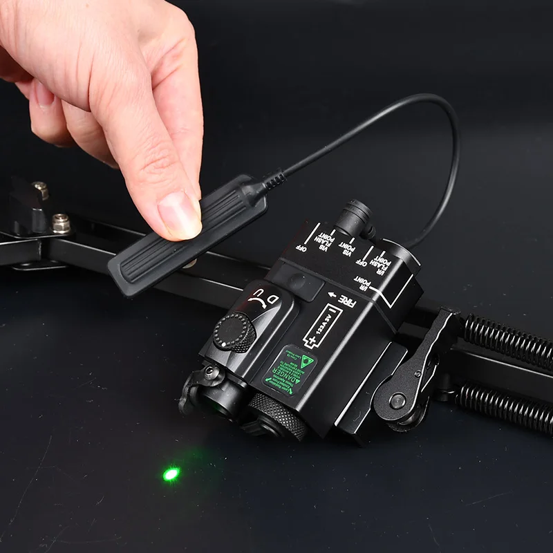 WADSN Matel DBAL Mini punto rojo mira táctica verde azul puntero láser 20mm Rail apto para caza Airsoft accesorios de pistola de juguete