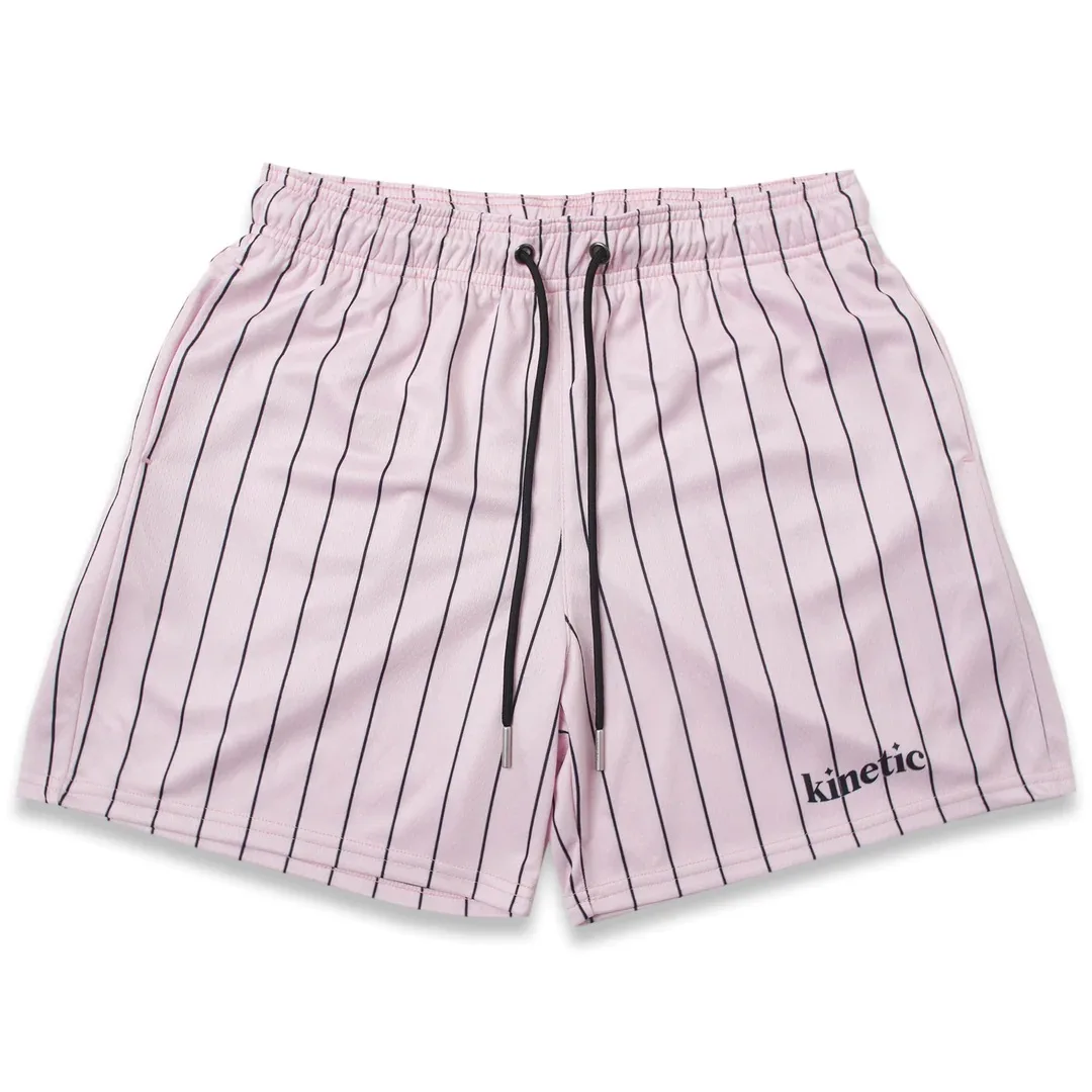 Striped pattern casual shorts 2024 summer new American Basketball running quarterpants men's fitness shorts