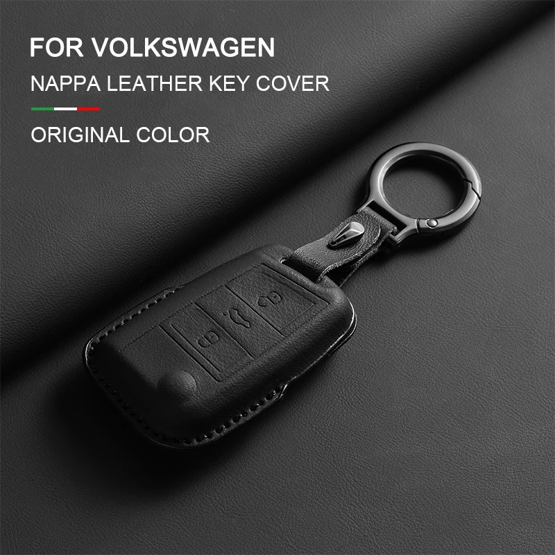 

Car Key Case Cover Fob For VW Volkswagen Golf 7 MK7 Tiguan MK2 T-roc T-cross For Skoda Octavia Kodiaq Karoq For Seat Ateca Leon