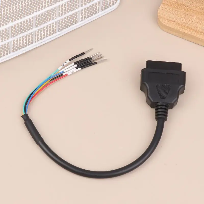 Auto Extension Cable 16Pin Can +- K Line Car OBD2 Diagnostic Adapter OBD2 Connector Jumper Interface Extension Cable Tool