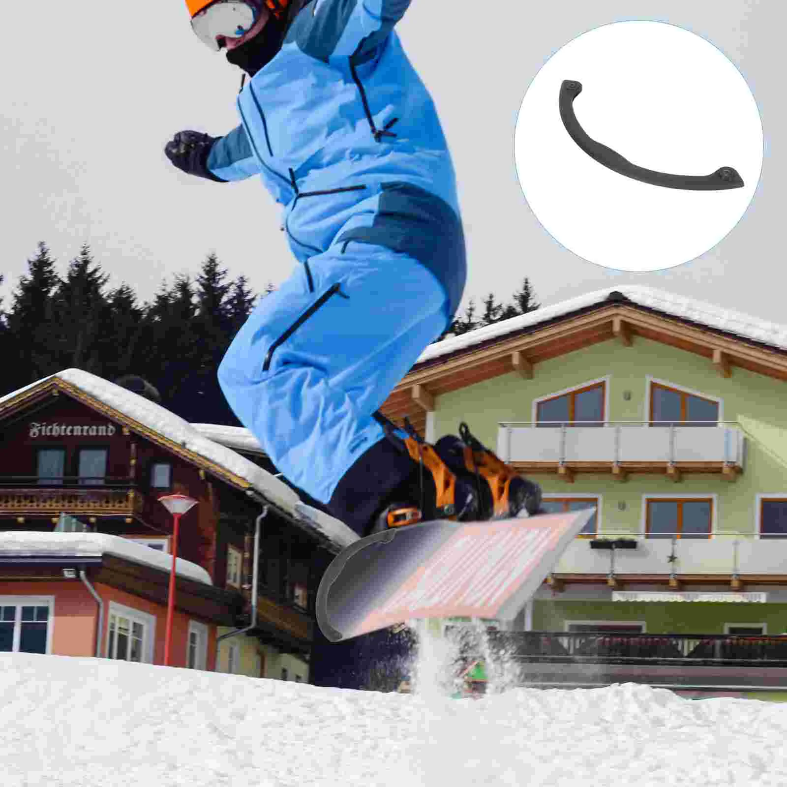 

Snowboard Protection Bar Protective Anti-collision Strip Skateboard Deck Guard Protector Longboard Bumper Edge Oval