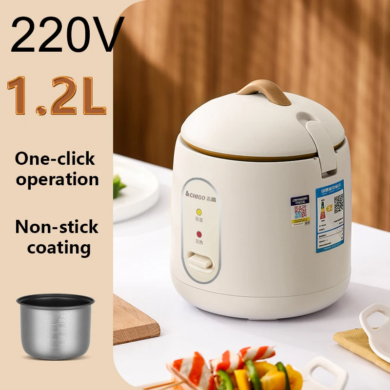 Zhigao Elektrischer Reiskocher, Mini-Schlafsaal, Haushalt, geringer Stromverbrauch, 1–2 Personen, Kochen, elektrischer Reiskocher, Geschenk, Großhandel 4