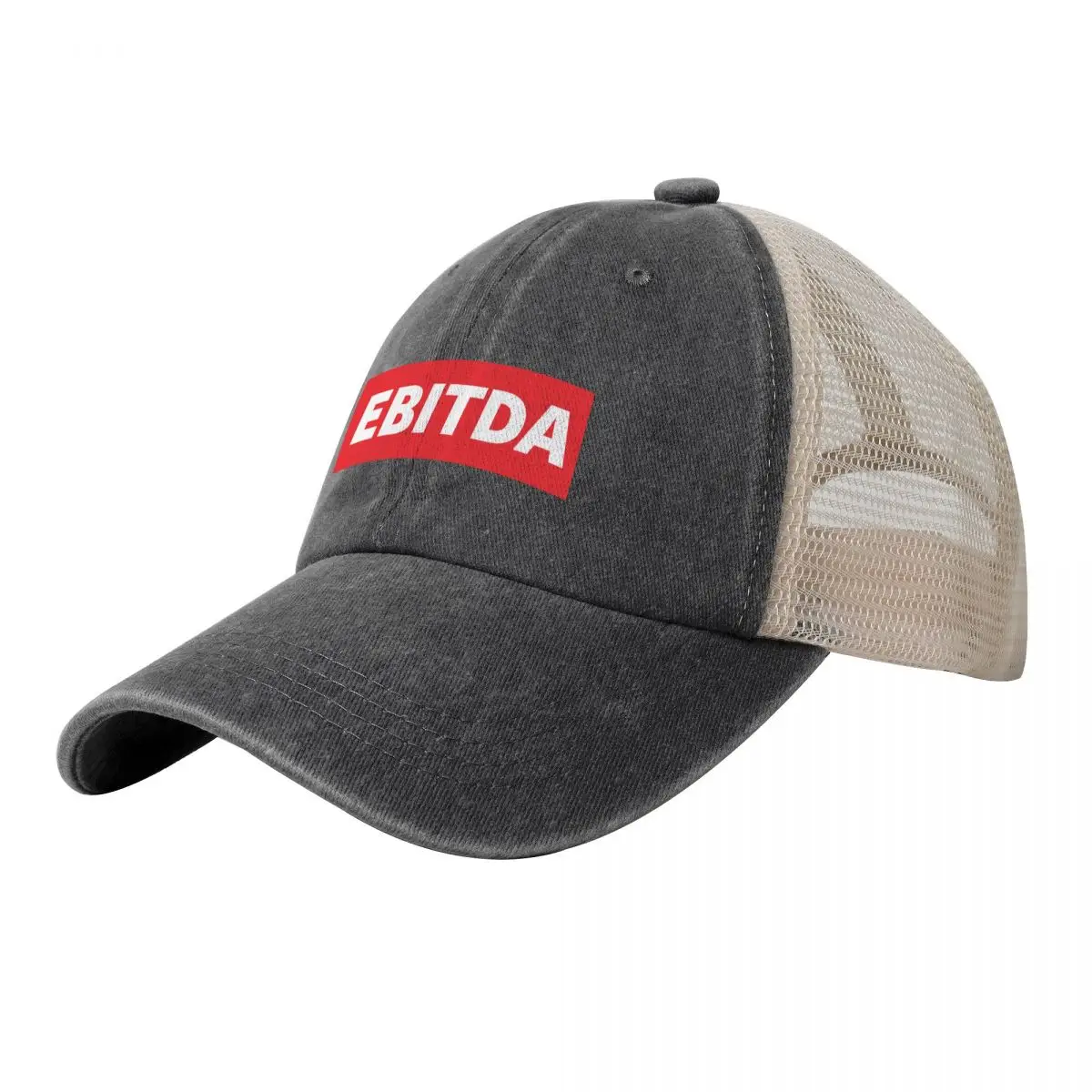 EBITDA Finance Cowboy Mesh Baseball Cap New In Hat Anime Sunscreen Custom Cap Man Women's