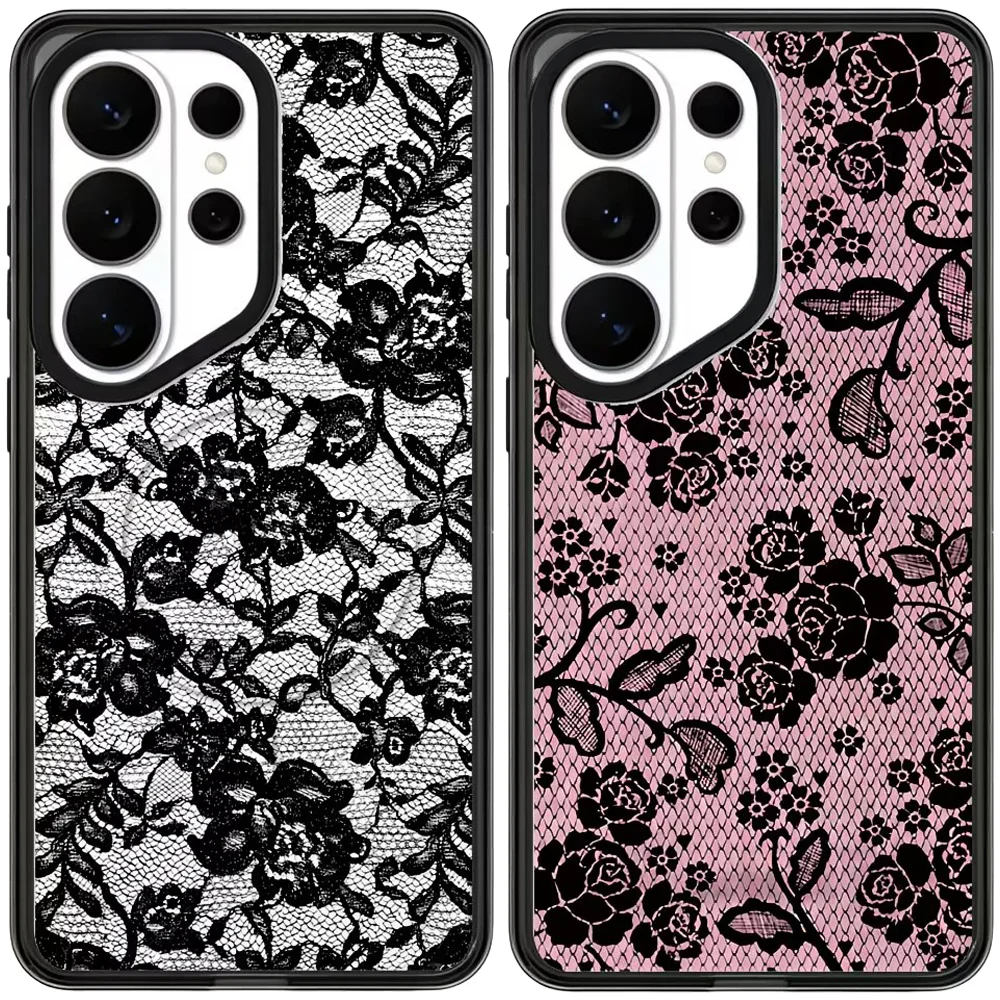 60826s13 Acrylic Case for Samsung Galaxy S26 S25 S24 S23 Ultra S26U S24+ S25+ S26 Plus Protective Case