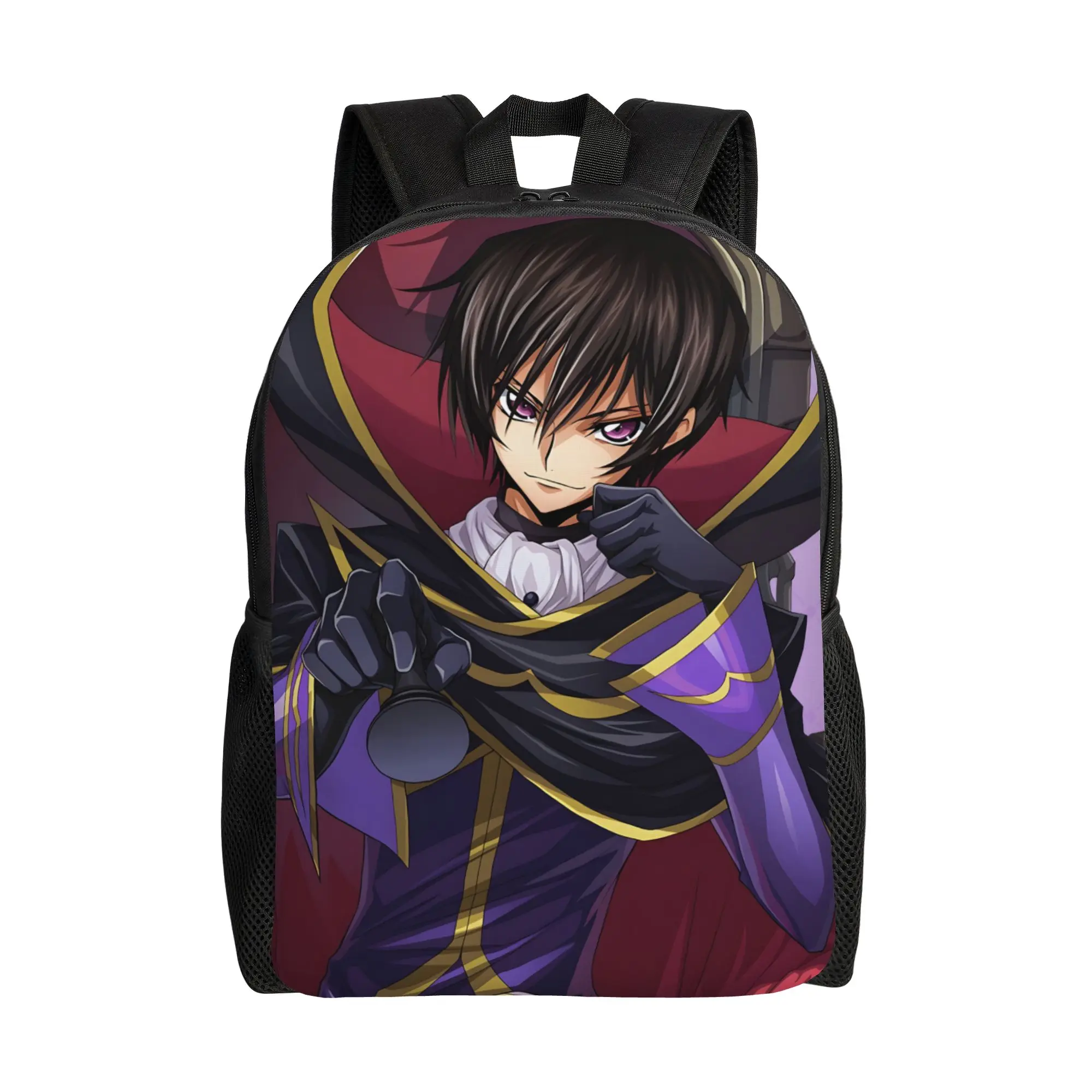 1Piece Backpack Emperor Lelouch New School Year Daypack Office Work  Code Geass Birthday Gift New Term Starts