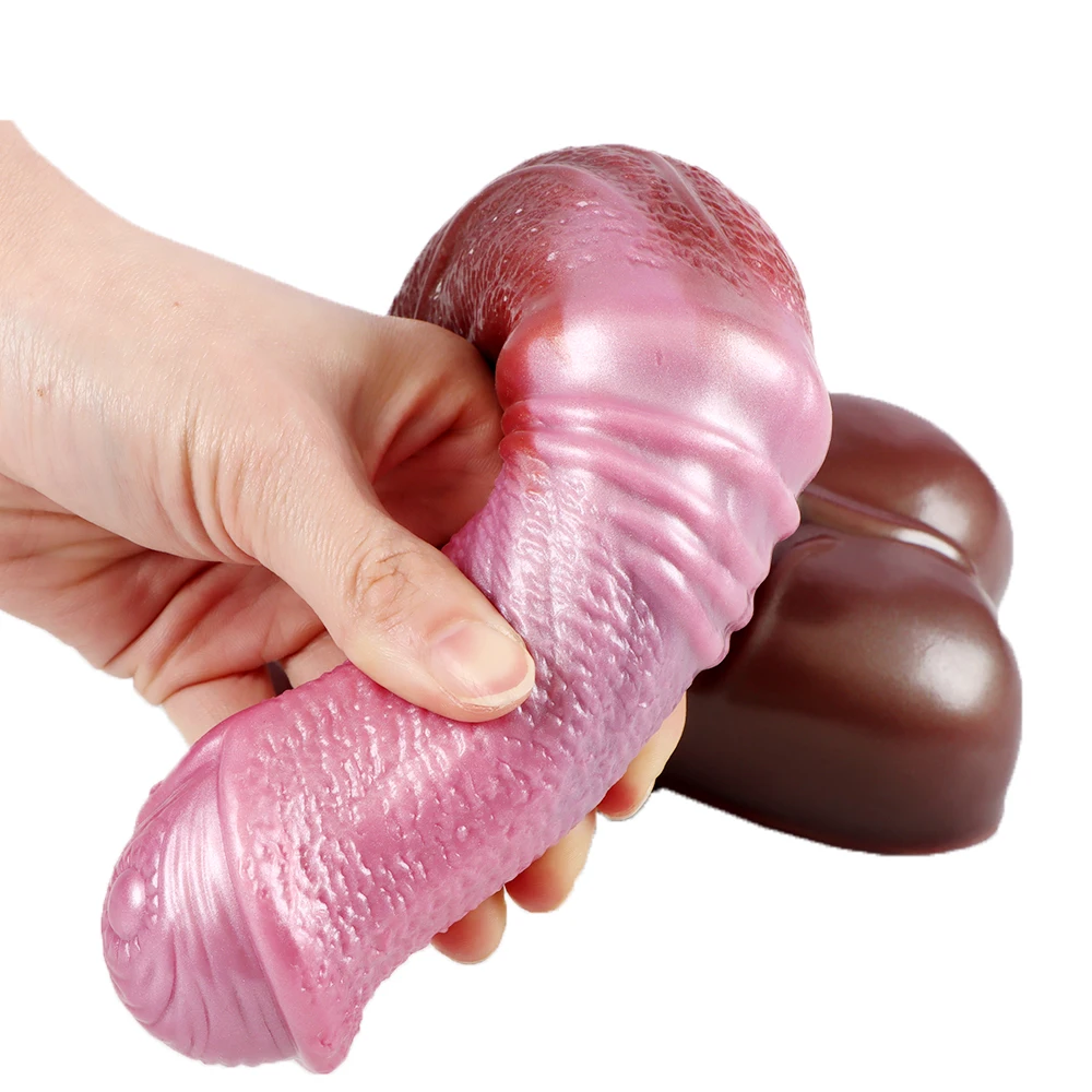 3 Colors Big Horse Animal Dildo Xxl Silicone Anal Sex Toys Penis Dick Strap On Gay Mixed Color Dildos Sexshop Lesbian Sexy Toys