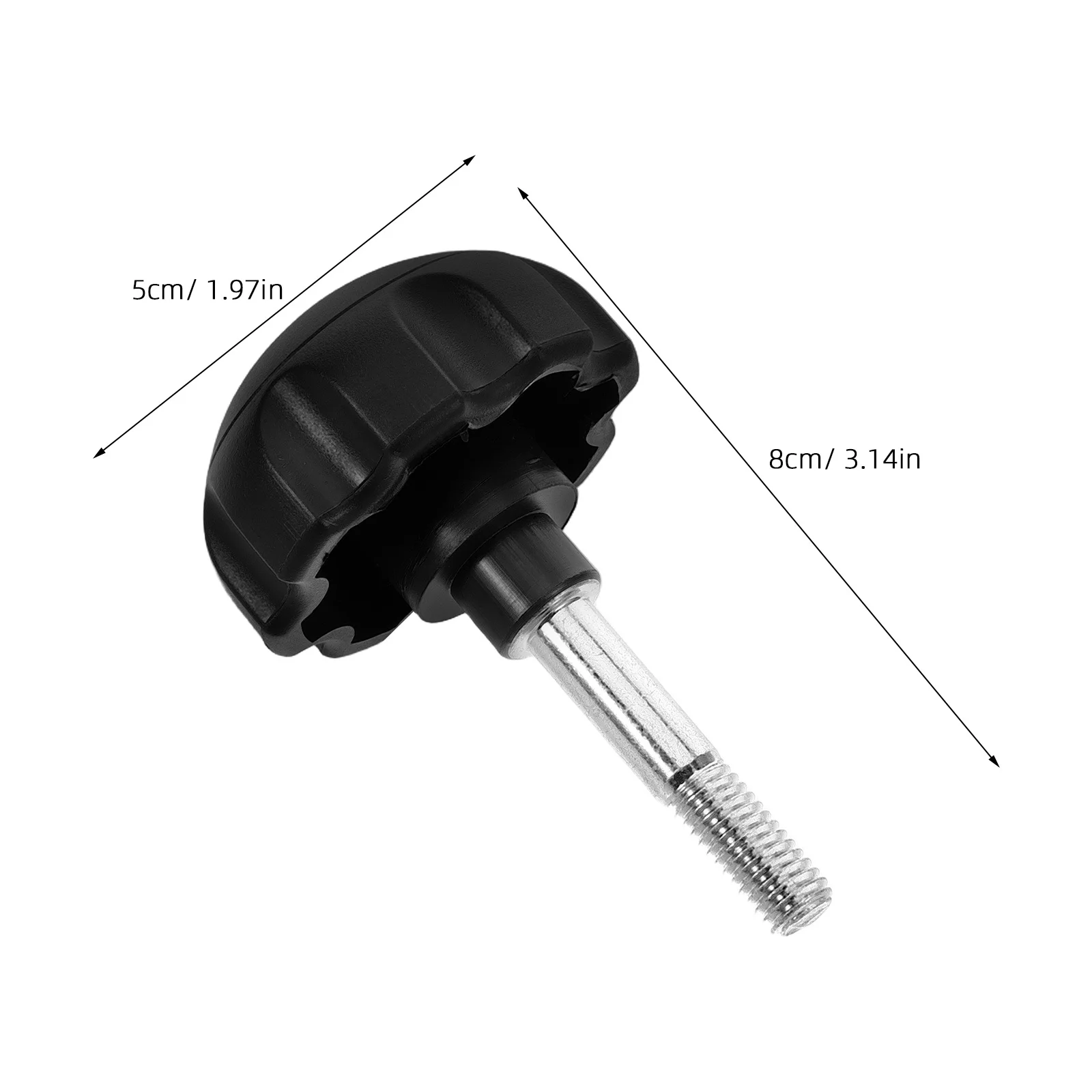 قابل للتعديل سحب دبوس مقبض M8 لممارسة الدراجة استبدال أجزاء أجهزة لياقة بدنية الكرة مقبض الصالة الرياضية الملحقات دبوس بسيط #2