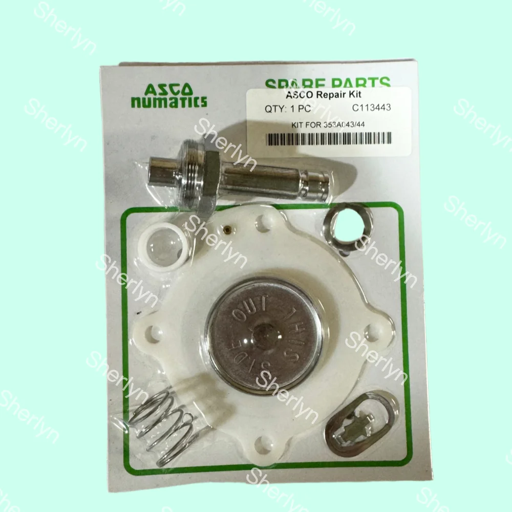 

ASCO 1-inch C113443 Diaphragm Repair Kit Pilot Head/Spring/Gasket SCG353A043