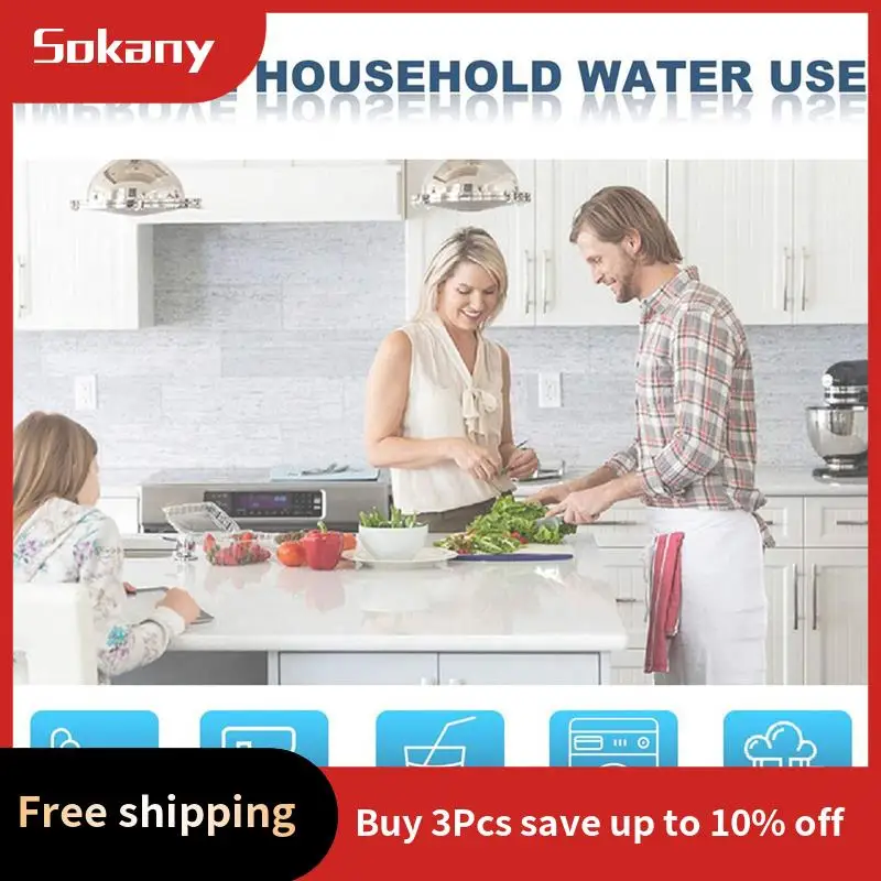 خرطوشة فلتر مياه رواسب الجروح بسلسلة ميكرومتر A68M-10، 18 عبوة، ترشيح رواسب المنزل بالكامل، عالمية