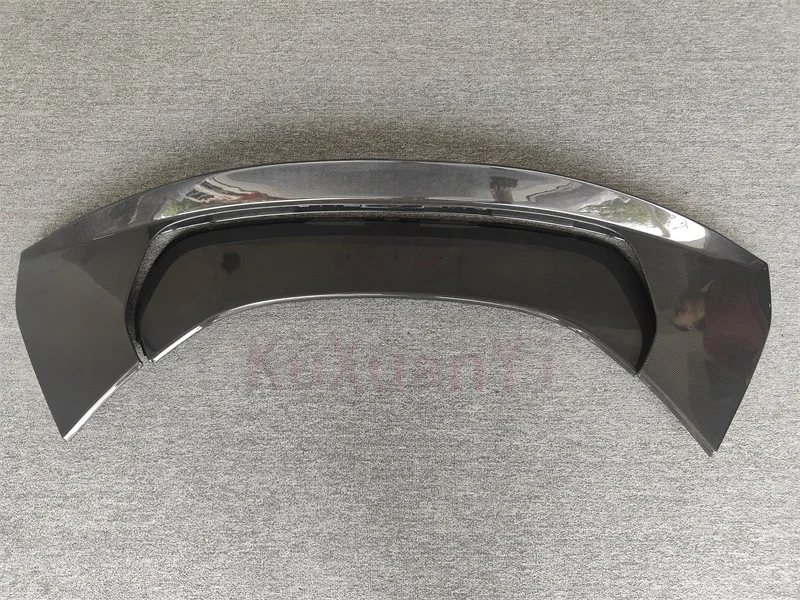 Used for Ferrari SF90 dry carbon fiber rear spoiler wing exterior decoration rear trunk wing body kit