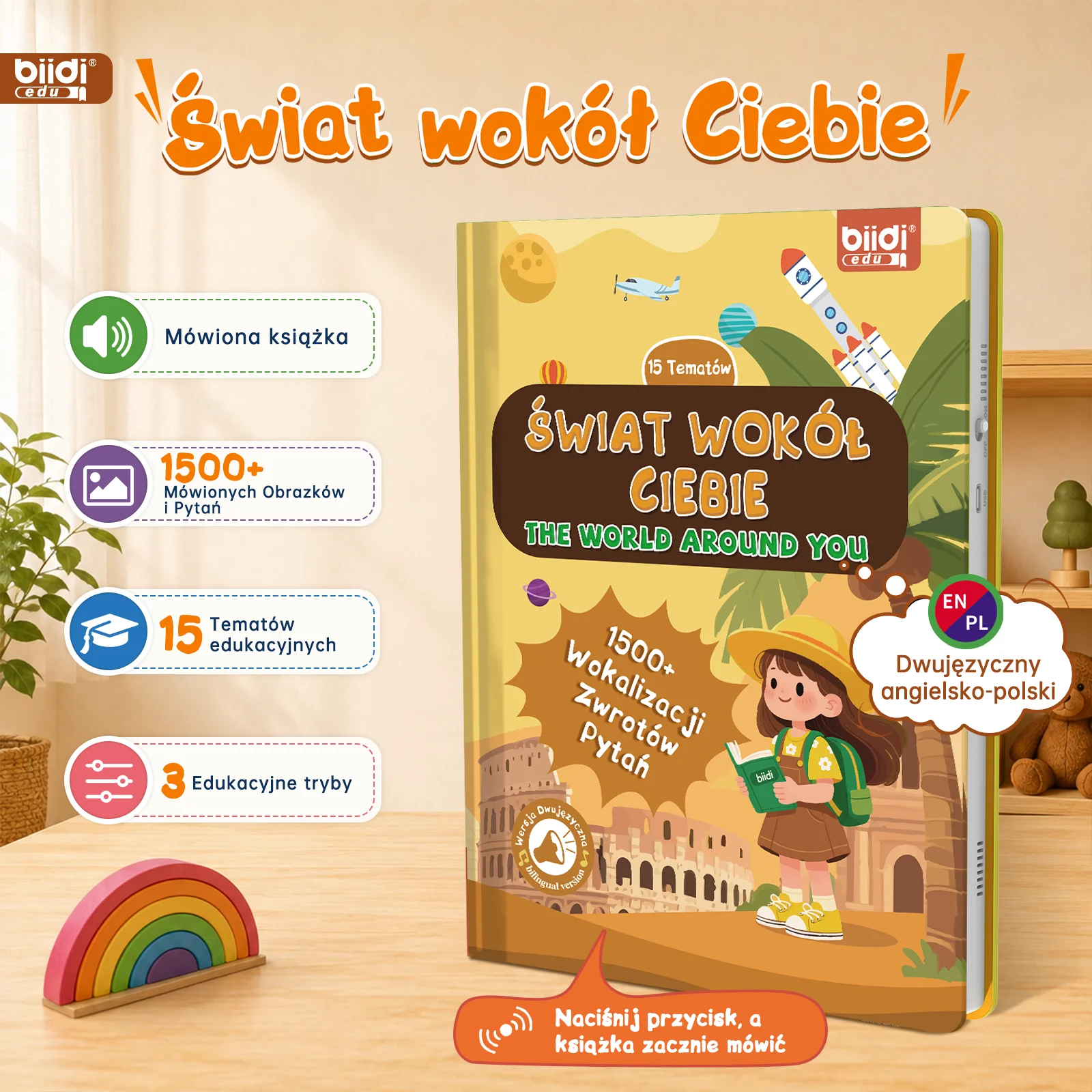 Kids Toys Uk - Bilingual Audio Book Polish English Interactive