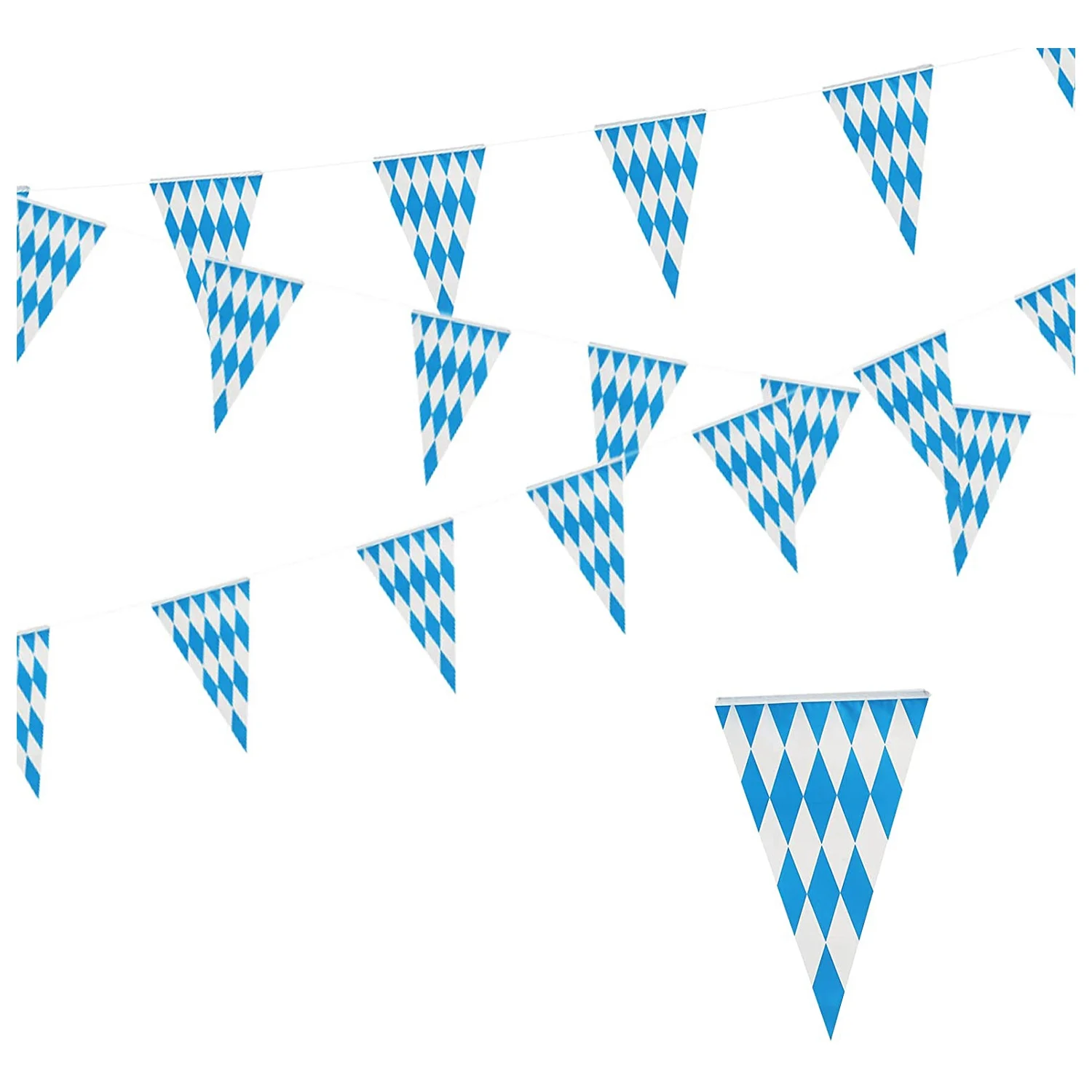 

10M Bavarian Garland Decoration Oktoberfest Decor Oktoberfest Pennant Bavarian Banner Photo Prop