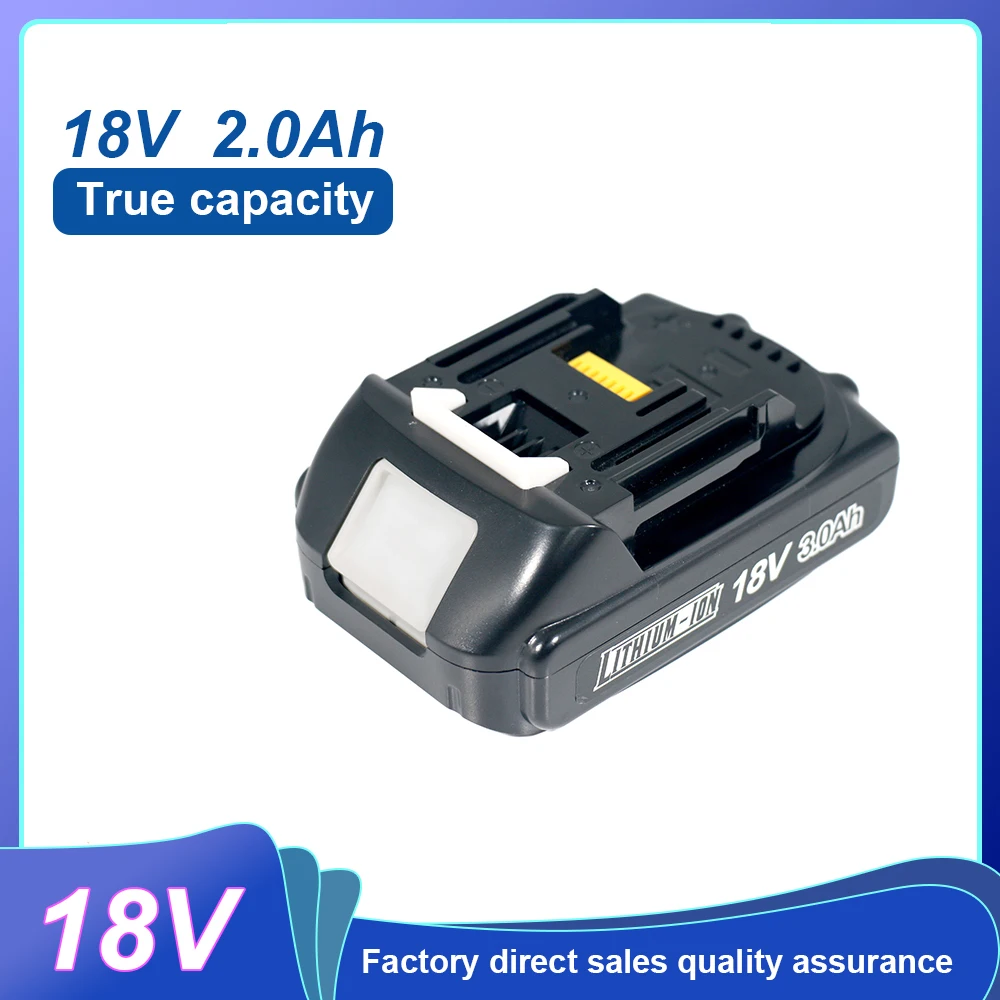 

For Makita 2Ah for Makita 18V 2000mAh Battery BL1860B BL1840 BL1830B BL1850B BL1850 BL1860 BL1815 Replacement Lithium Battery