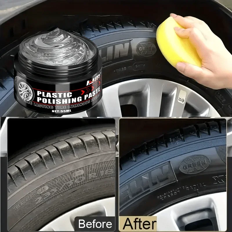 

Черный глянцевый полировальный воск для салона автомобиля, полировальный воск для полировки пластиковых покрытий и приборной панели, восстановление блеска и обслуживание
