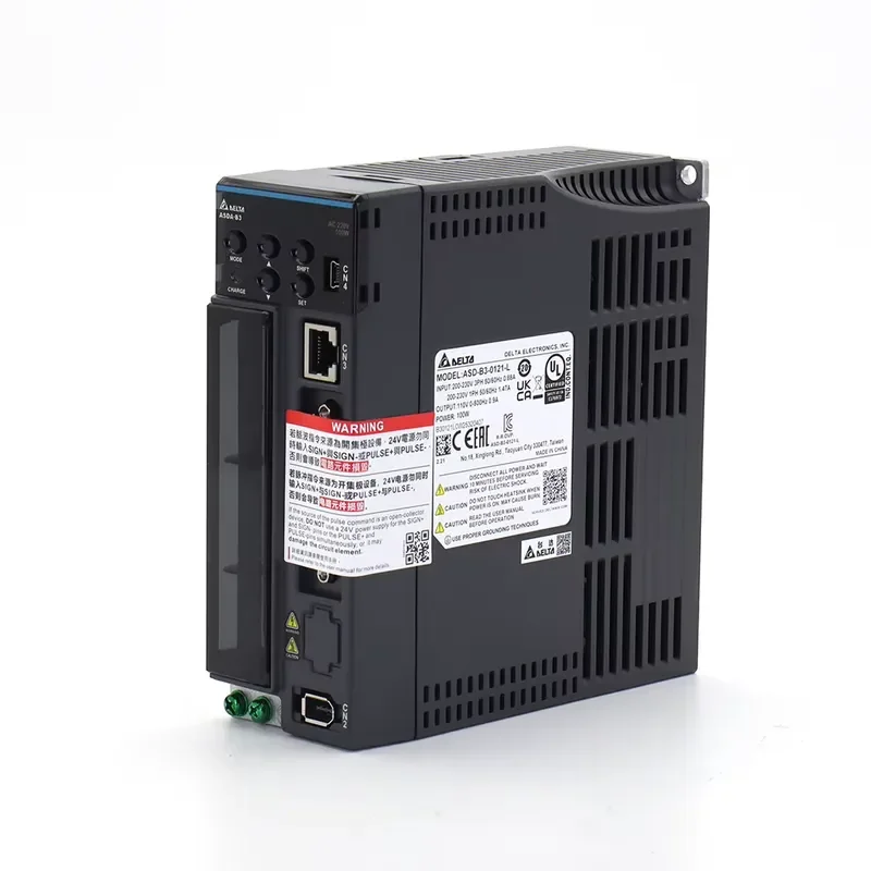 100W B3 Series 0.32N.m 3000rpm AC Servo Motor Driver Kits ASD-B3-0121-L + ECM-B3L-C20401RS1 ASD-B3-0121-E ASD-B3-0121-M