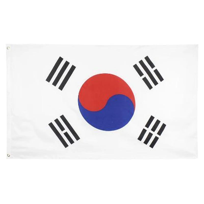 

Large South Korea Flag Polyester the Korean National Banner 90*150cm