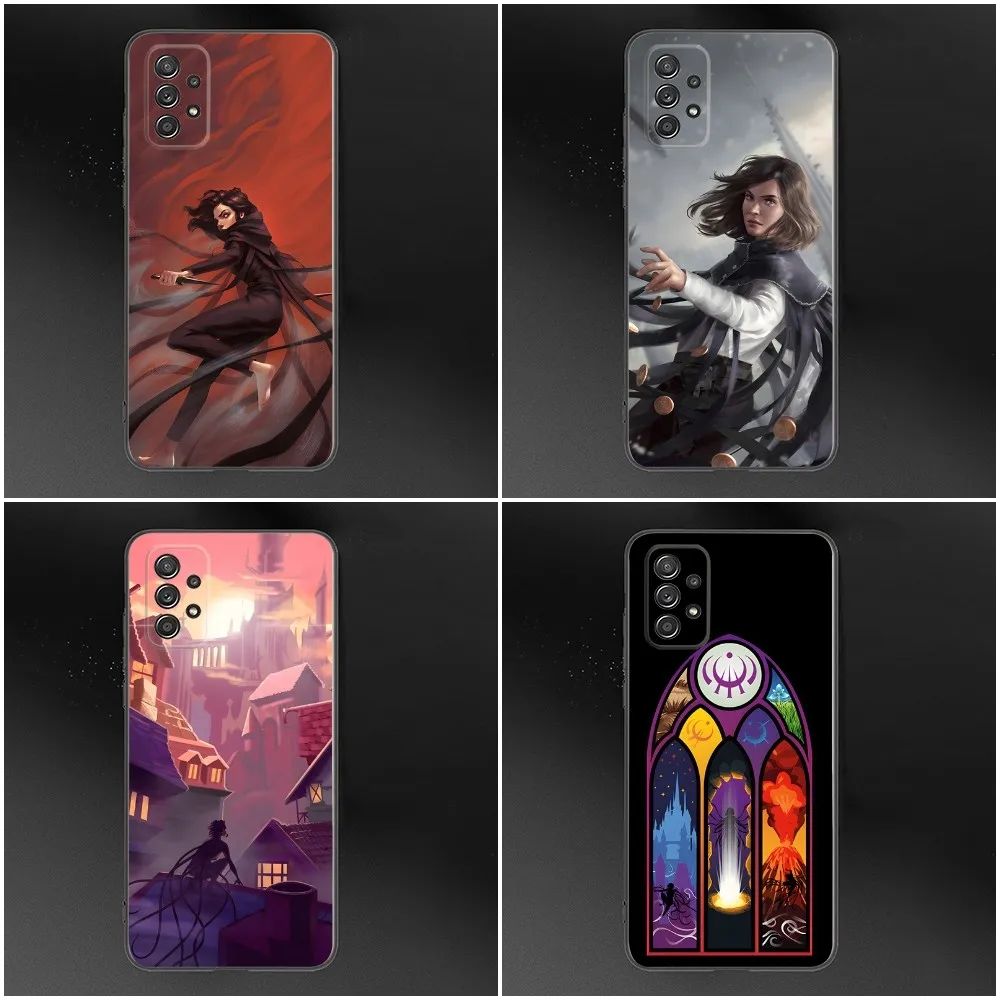 Mistborn Trilogy Vin Phone Case For Samsung S24,S23,S22,S21,S20,S10,S10E,S9 Plus FE Note 20 Ultra 10,9 Plus Black