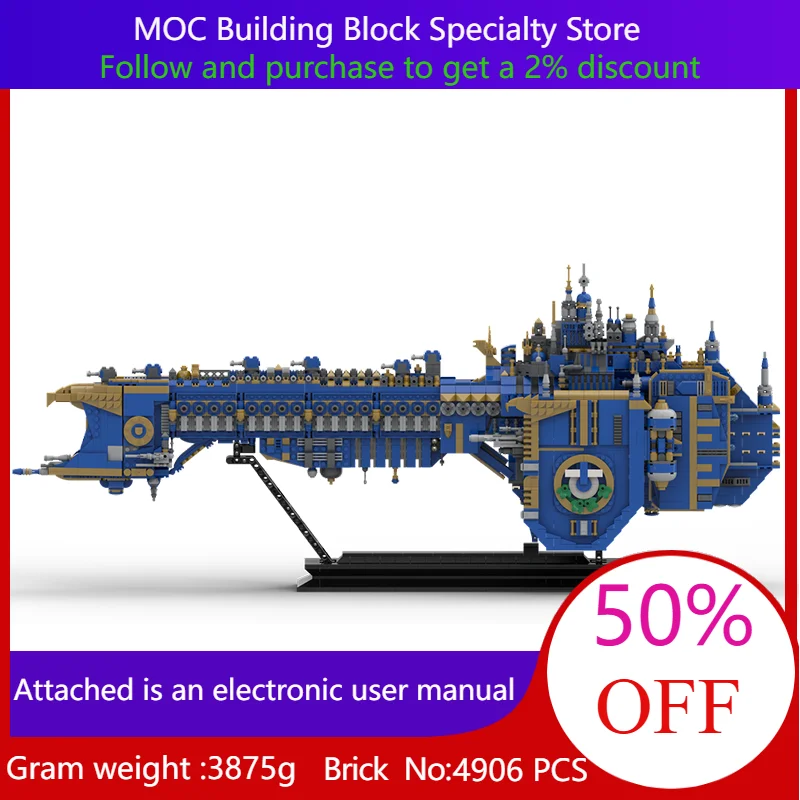 

Building Block Model Warhammer 40k MOC 4906 Parts Creative Christmas Gift for Boys Adults Children Building Toys