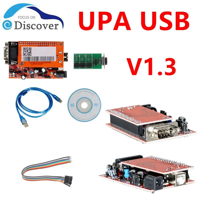 UPA Usb V1.3 Programmer Diagnostic Tool UPA-USB With Full Adapter Free Shipping Serial Programmer
