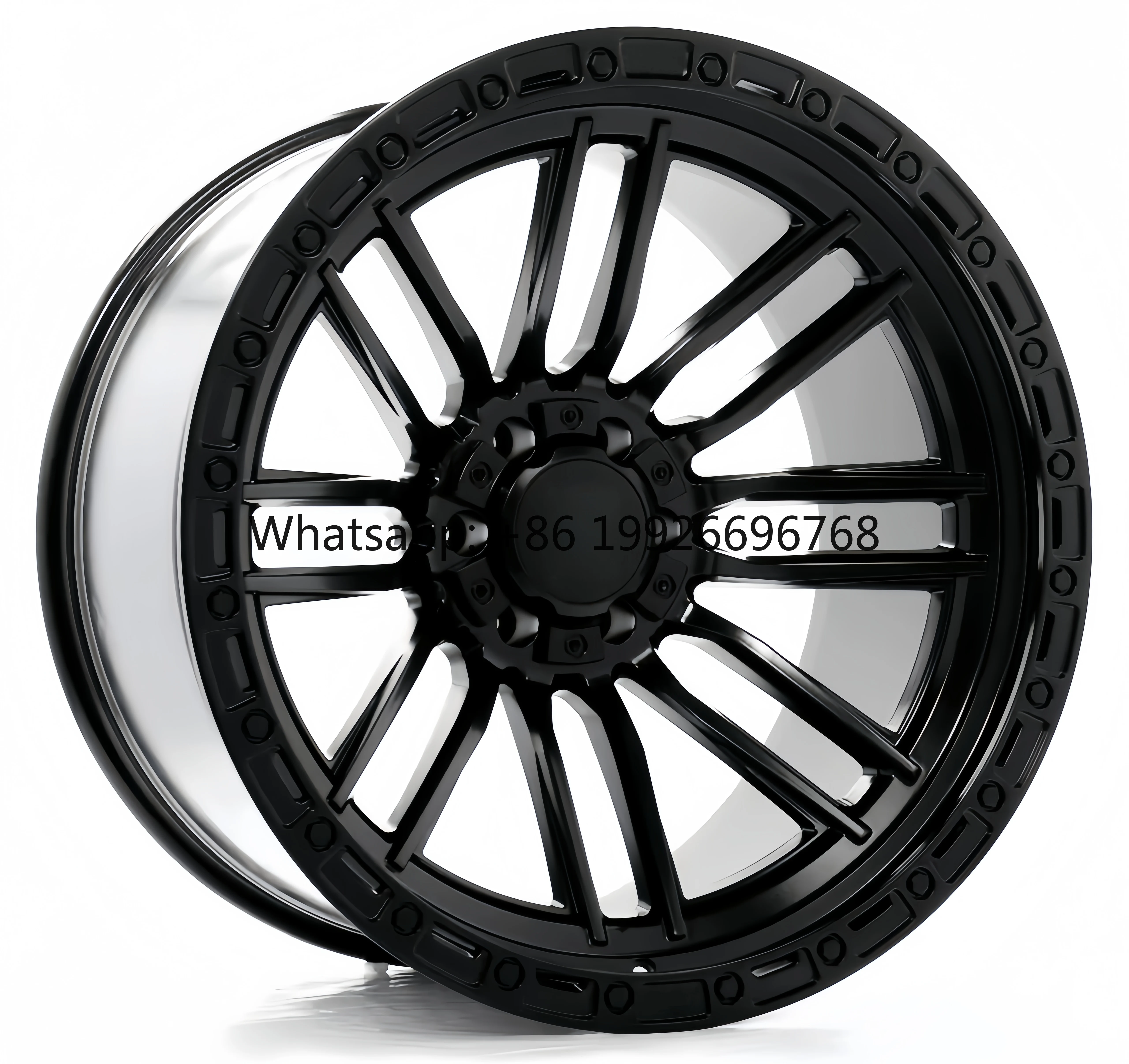 

20 Inch Aluminum Alloy Passenger Car Wheels 5x127/5x139.7/8x165.1 for Jeep Wrangler/Dodge Ram 1500/Hummer H2 Pickup Upgrade