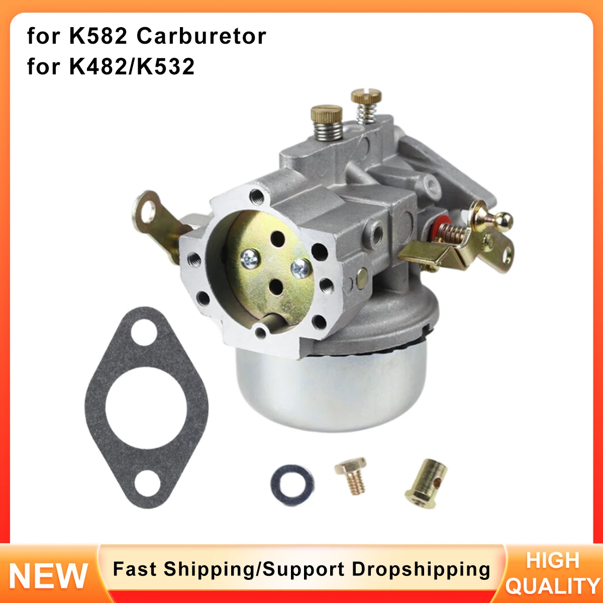 

Carburetor Set for Kohler K532 K582 (23HP) K482 Engine Series - Replaces OEM Part # 4805316A, AM36146