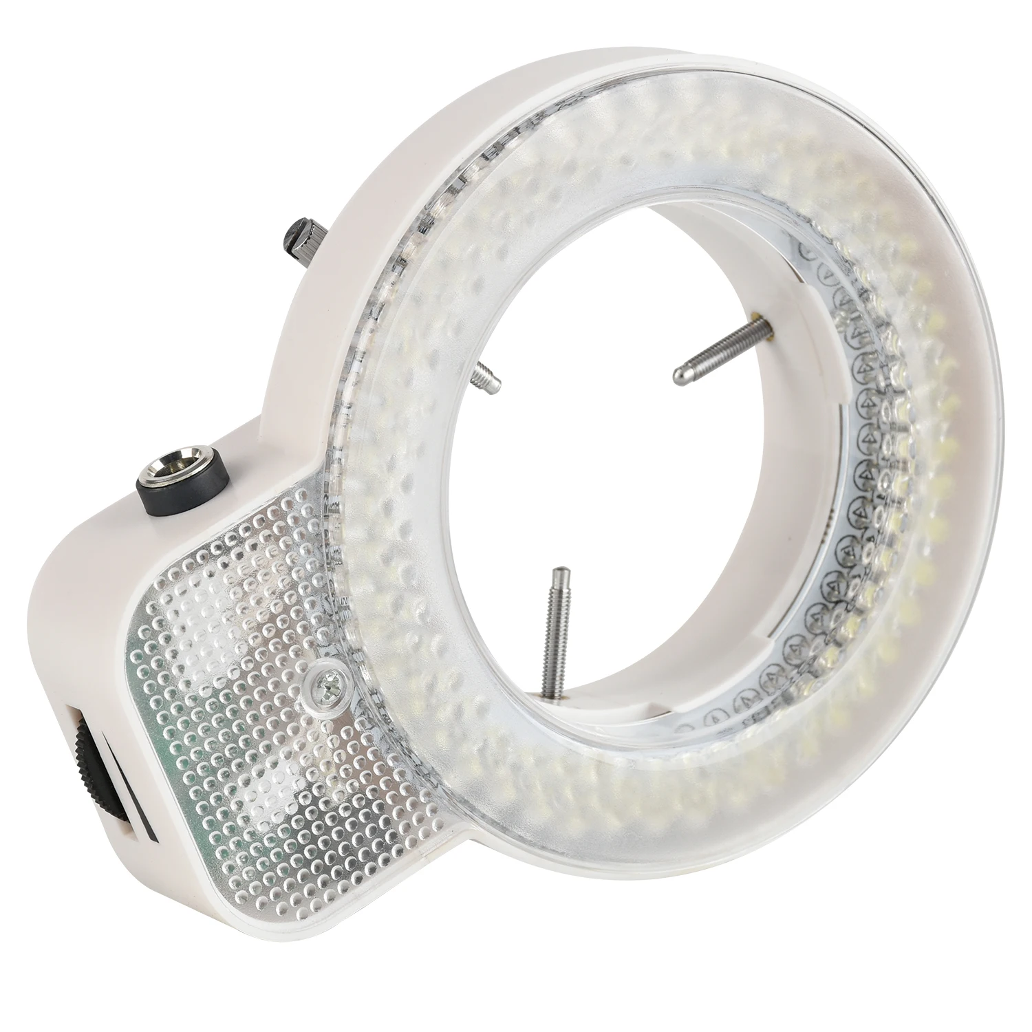 KOPPACE 144 LED خرزة مصباح 61 مم واجهة التثبيت مجهر ستيريو مصدر إضاءة حلقي قابل للتعديل