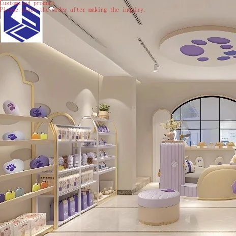 

Custom.Custom Exhibition Hall Display Shelf Toy Hand Office Display Cabinet Snack Storage Shelf Cosmetics Nakajima Display Shelf