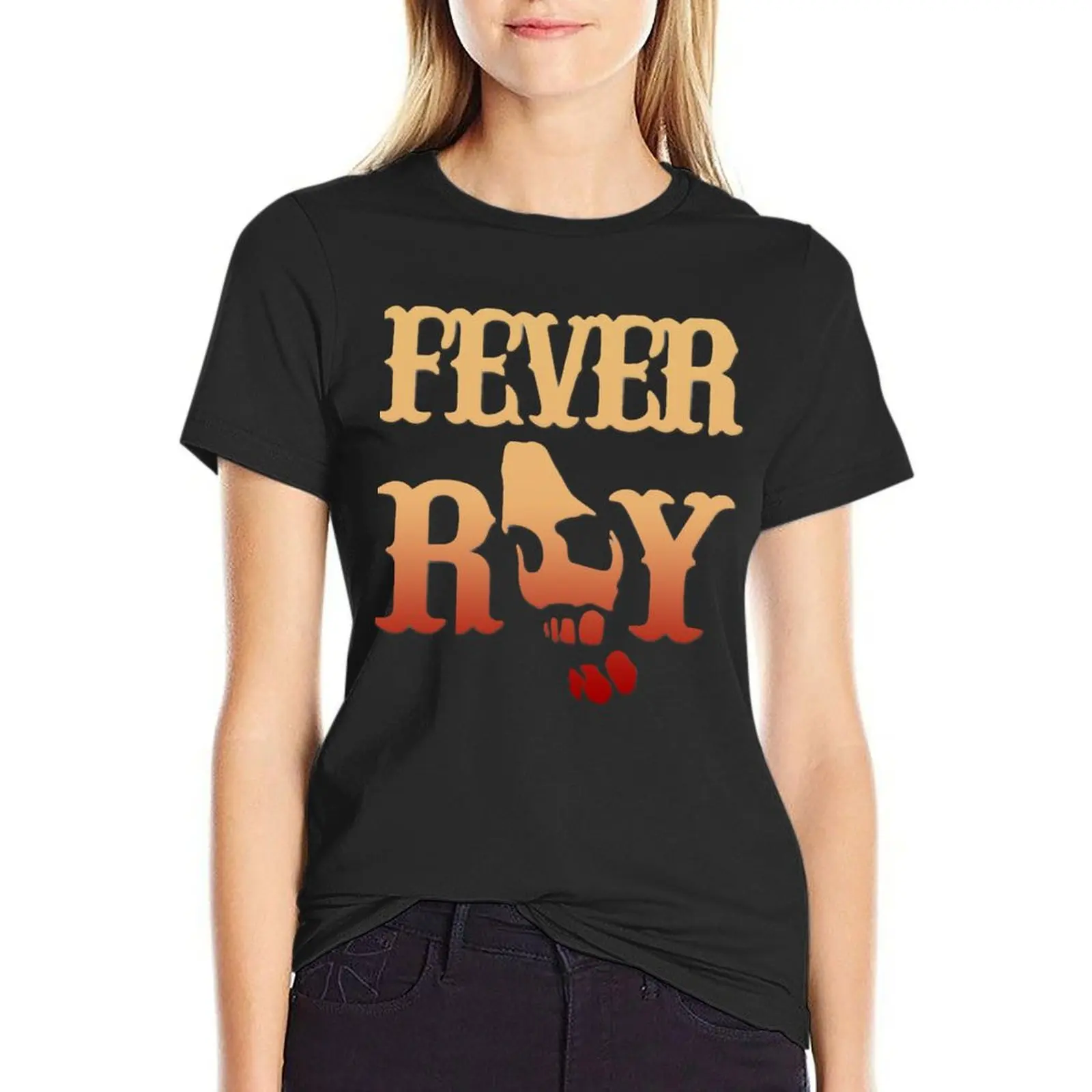 Fever Ray T-Shirt summer clothes heavyweights lady clothes animal print shirt for girls Women's t-shirt