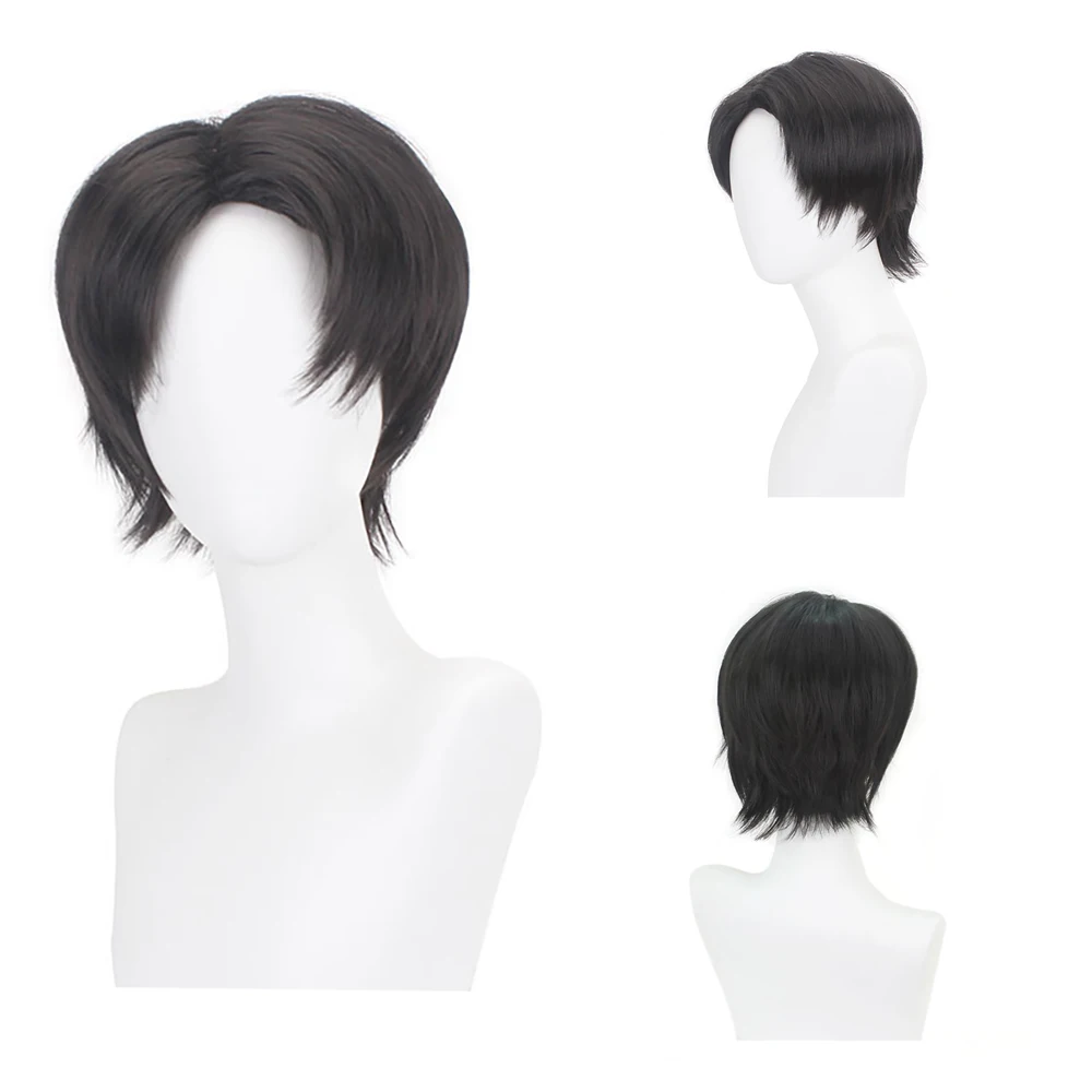 

Anime Jujutsu Kaisen Yuta Okkotsu Cosplay Synthetic Short Hair 12-Inch Black, Suitable For Daily Party High-Temperature Silk Wig