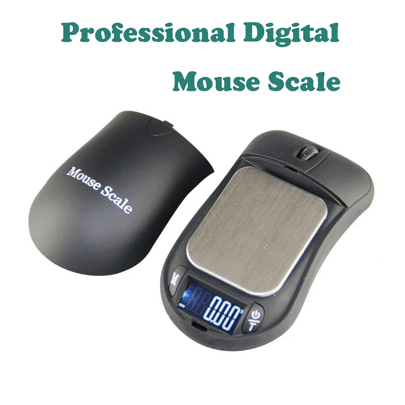 500g/0.1g Digital Electronic Jewelry Scales, Mini Portable Pocket Scale High Precision Weighing Scales Mouse Shape Holiday Gifts