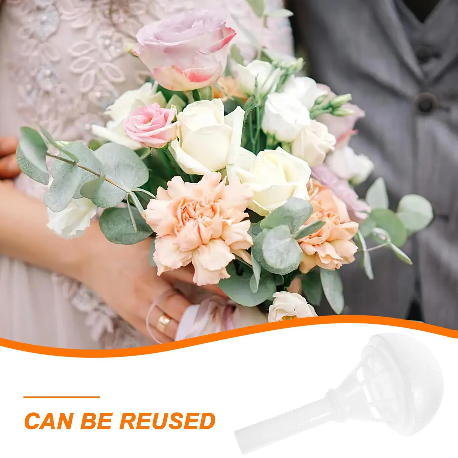 

Foam Flower Bridal Bouquet Handle DIY Handheld Floral Holder Decor Supply Wedding Floral Handmade Craft Desktop Stand