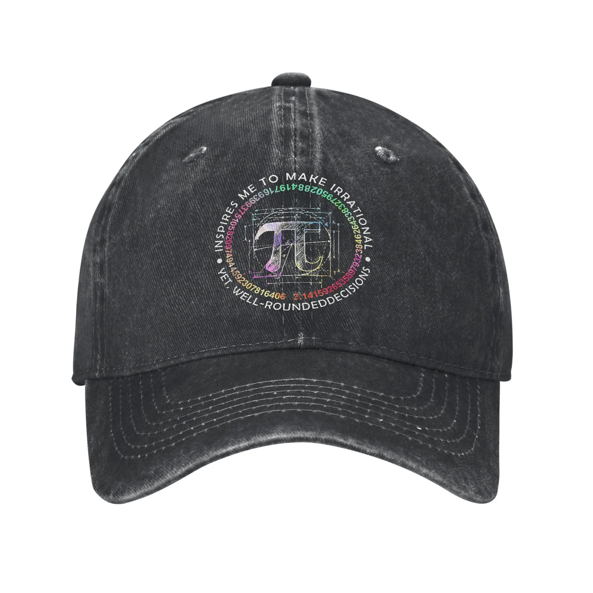 Pi 3.14 Math Nerd Pride Men Women Baseball Cap  Distressed Cotton Caps Hat Vintage Outdoor Summer Gift Snapback Hat
