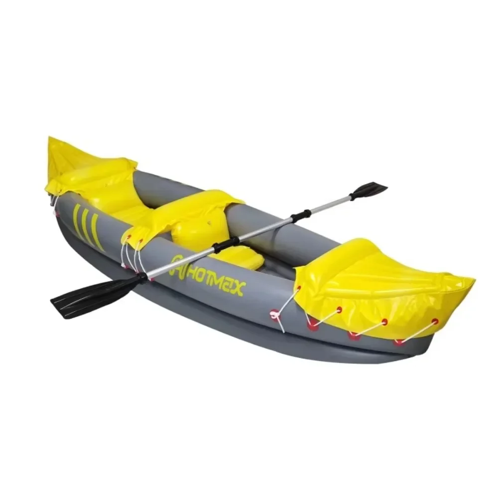 Vanace Kayak/Canoe Adult Beginners Outdoor Fishing Boat Drifting Inflatable Kayak/Canoe for Hobby Fishing