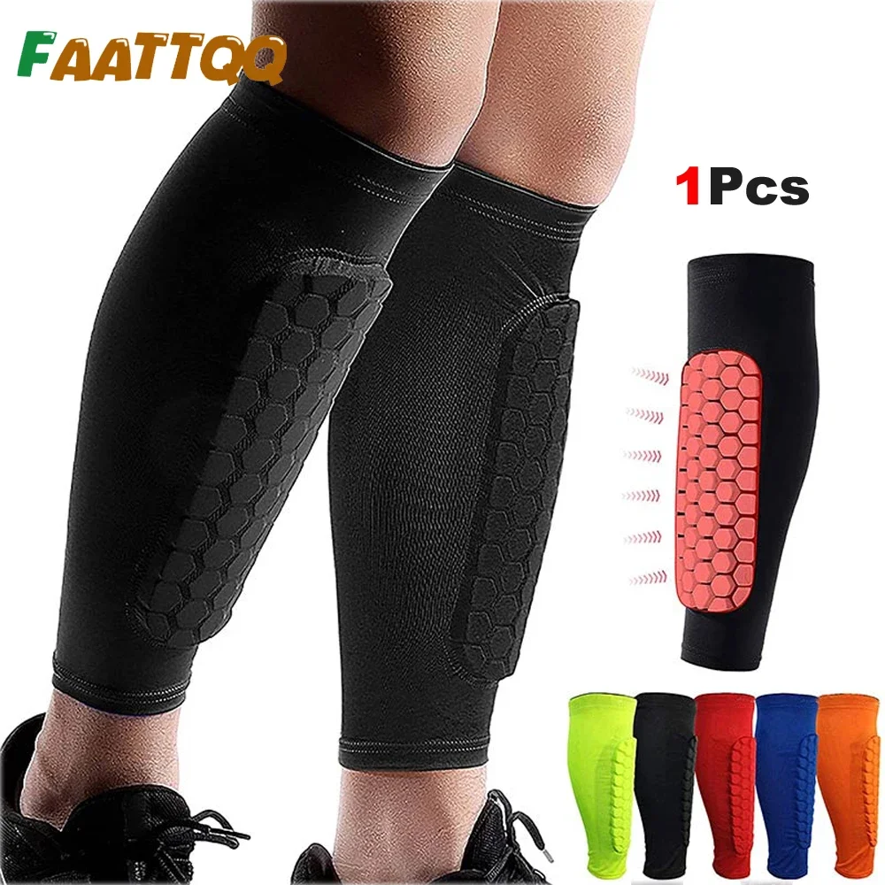 1Pcs Kids Soccer Shin Guard Children Crashproof Football Calf Compression Sleeve Leg Sleeves Teens Training Leg Protection