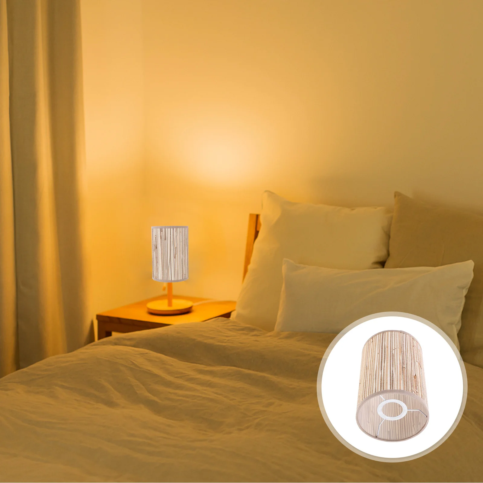

Pendant Lampshade Woven Rustic Replacement Lamp Shade for Farmhouse Hotel E27 E14 Woven Pendant Light Shade Decorative Ceiling