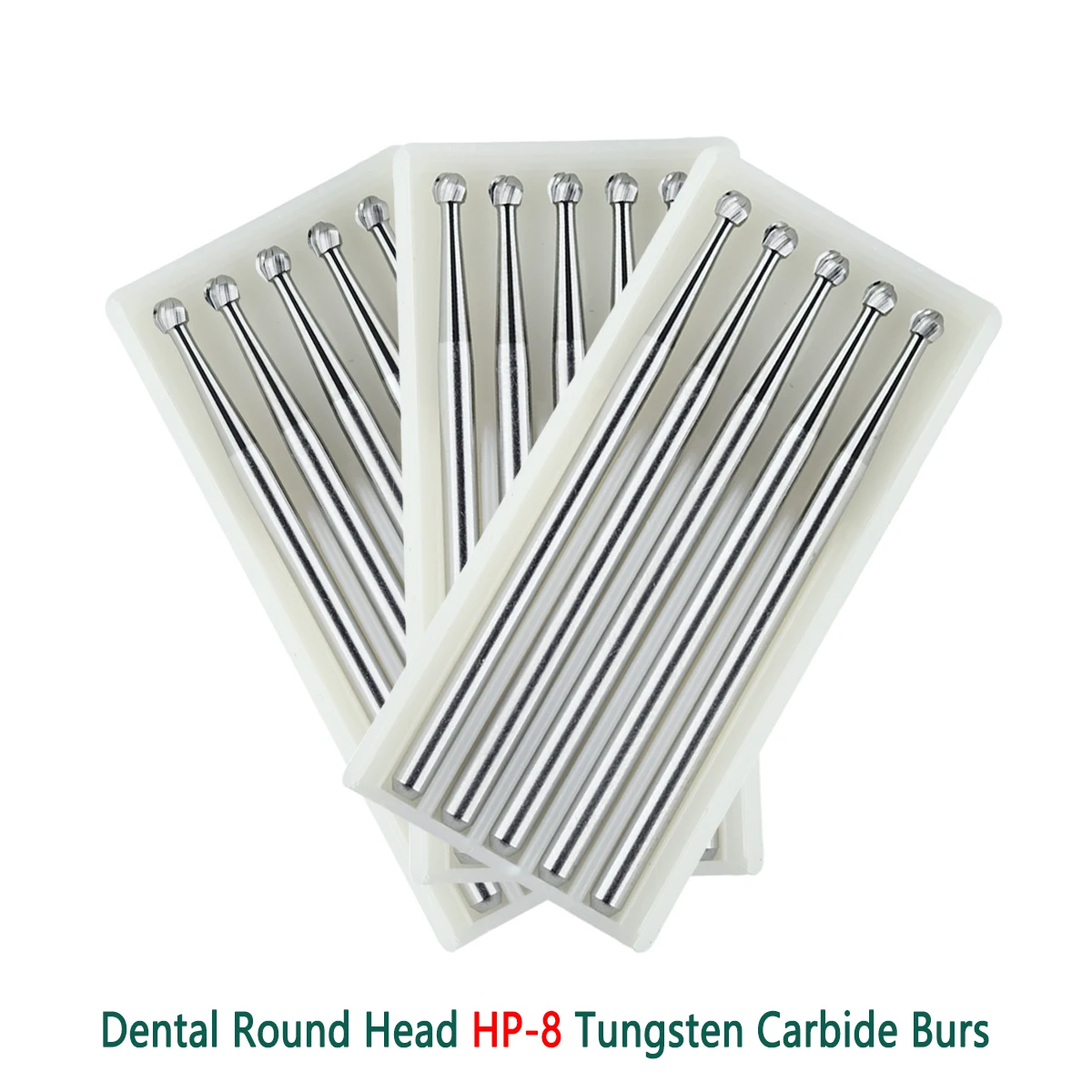 

Dental Tungsten Carbide Burs Low Speed Round Head HP8 Dia 2.35mm Dentistry Drills HP8 For Straight Nose Cone Handpiece 5Pcs/Box