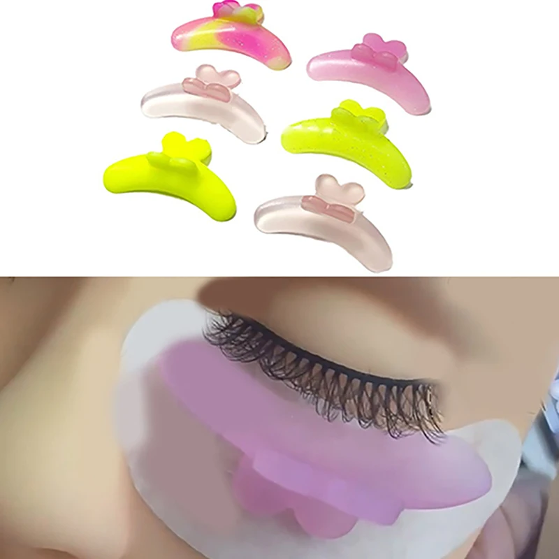 Silicone Anti-fall Off Eyelash Pads Anti-slip Lash Lift Ribbon Reusable Eyelash Perm Pads Perm Eyelash Spacer Lash Lifting Tool