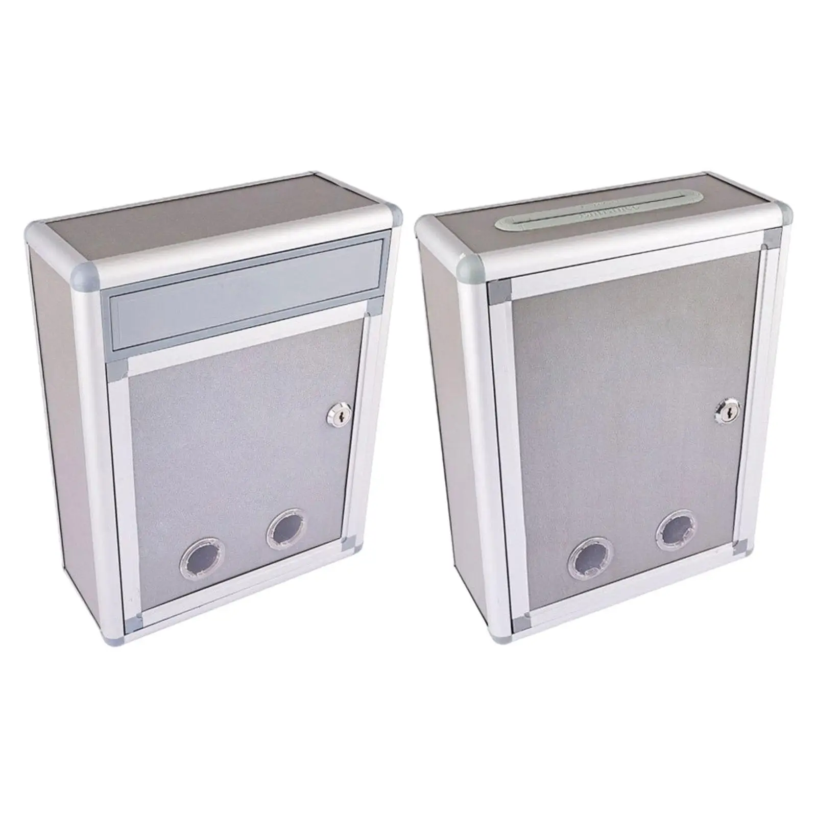 Wall Mounted Mailbox with Lock Secure Mails Postbox Metal Locking Mailbox for Community Units Residential Buildings Apartments