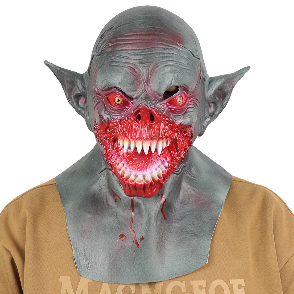 

Halloween Bloody Horror Masks Adult Zombie Monster Vampire Mask Latex Costume Carnival Party Full Head Helmet Haunted House Prop