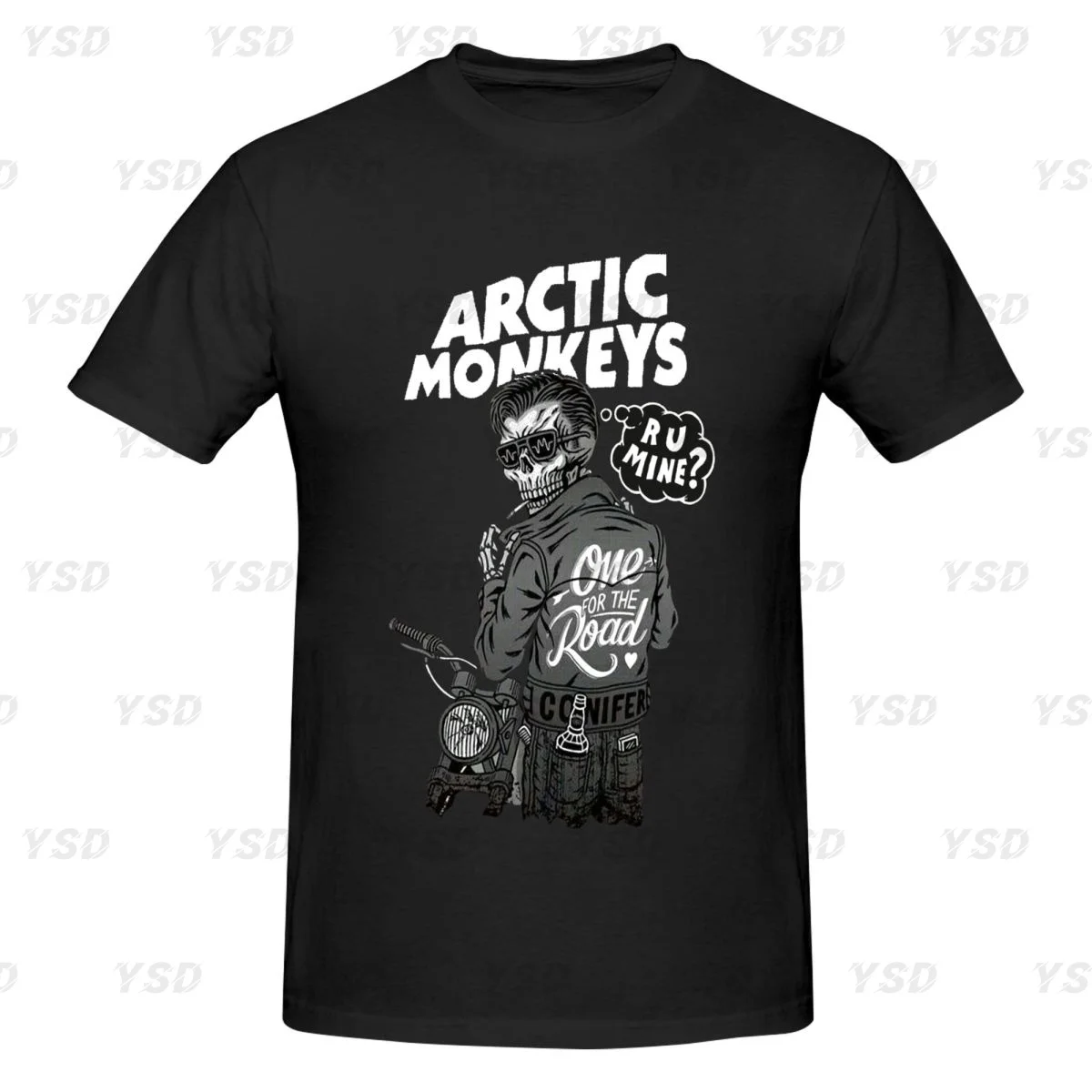 Arctic Monkeys Inspired Men's tight fitting sports T-shirt, Breathable, Oversized print Tee shirt