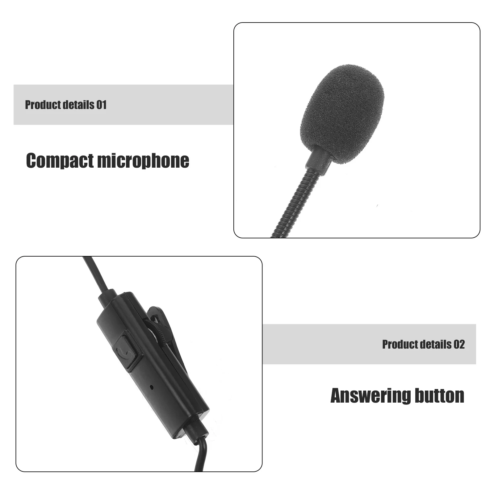 

Motorcycle Headset Lightweight Ergonomic Design Clear Audio Sound For Gaming Streaming Calling Compatible With