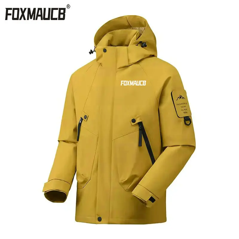 

Новая водонепроницаемая куртка FOXMAUCB для альпинизма, пешего туризма, кемпинга, треккинга, ветровка для мужчин и женщин, уличный ветрозащитный плащ, противообрастающий