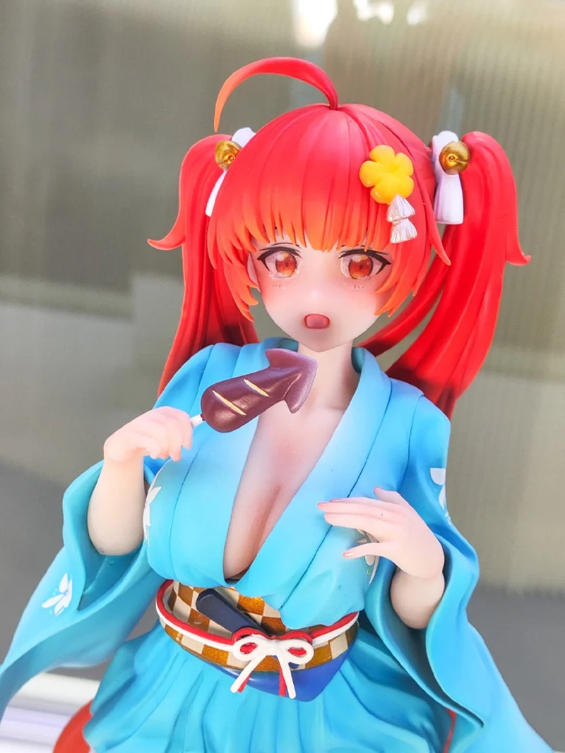 

В наличии Оригинальная фигурка Animester Azur Lane Honolulu Yukata Ver. Коллекционная фигурка-модель в масштабе 1/7: Красивая игрушка-украшение в стиле юката